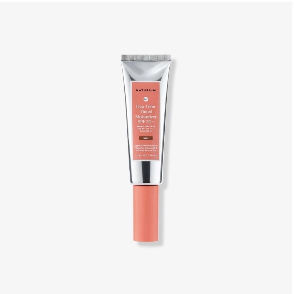 2-PK Naturium Dew Glow DEEP Tinted Moisturizer SPF 50 (1.7oz ea) Exp 03/26